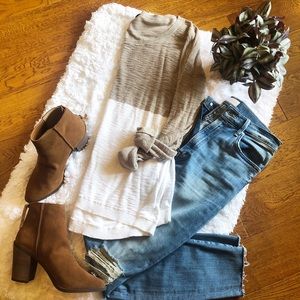 Express Color Block Long Sleeve